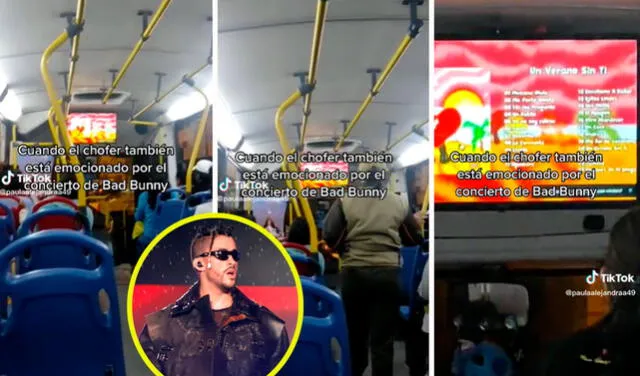 Bad Bunny en Lima 2022: conductor pone las canciones del 'Conejo Malo' en  pleno bus previo a su concierto en Perú | TikTok | Viral | Video | Video  viral | La República