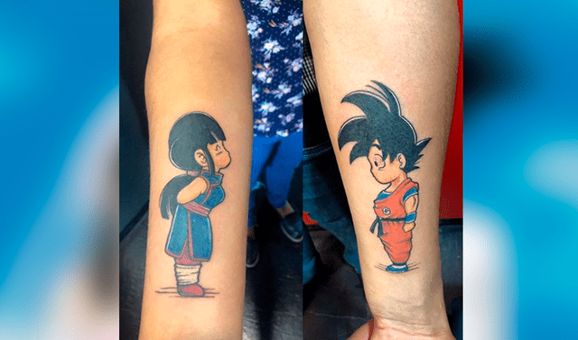 Facebook viral: se hace tatuaje de romántica escena de Goku con Milk y fans  de Dragon Ball Super se emocionan al verlo | Fotos | video | Face | FB |  tattoo |