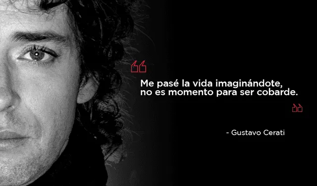 Gustavo Cerati: 10 frases que lo convirtieron en una leyenda del rock  mundial | Espectáculos | La República