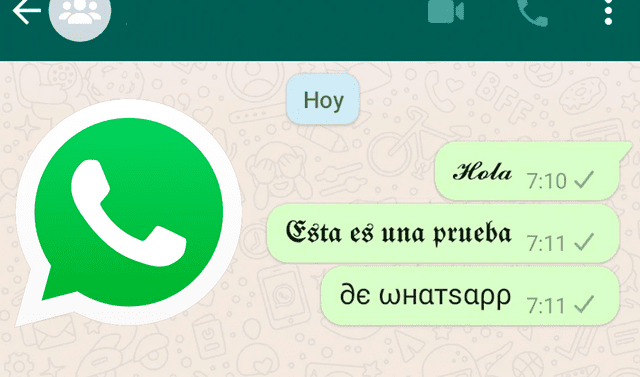 WhatsApp: así puedes enviar mensajes con otras tipografías y sin descargar  apps extrañas | WPP | Trucos | Android | iPhone | WhatsApp Web | WhatsApp  Plus | Tutoriales | La República