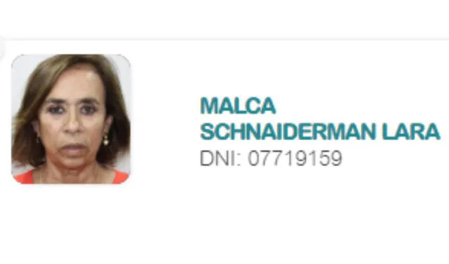 Malca Schnaiderman Lara, candidata por Renovación Popular.