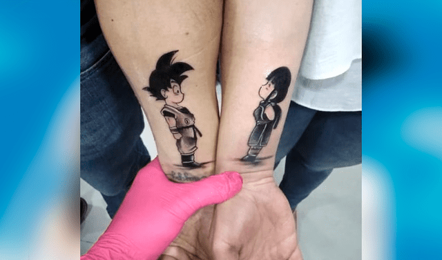 Facebook viral: se hace tatuaje de romántica escena de Goku con Milk y fans  de Dragon Ball Super se emocionan al verlo | Fotos | video | Face | FB |  tattoo |