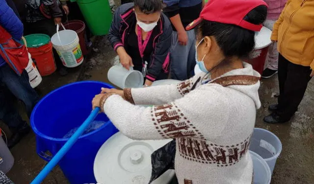 El 75% de la población de SJL está afectada por el corte de agua de Sedapal. Foto: URPI-LR