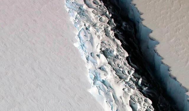 Gigantesco iceberg genera alarma mundial: está por desprenderse de la Antártida
