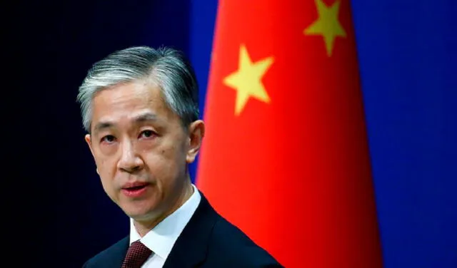 Wang Wenbin, vocero del Ministerio de Exteriores de China. Foto: VCG   