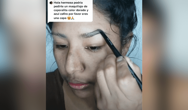 TikTok viral joven realiza maquillaje de bailarina de caporales y resultado es todo un éxito para danzantes TikTok viral joven realiza maquillaje de bailarina de caporales y resultado es todo un éxito