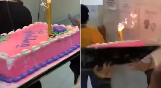 TikTok viral: colegas quisieron sorprender a compañera de trabajo pero  pastel acabó en el suelo | Tendencias | La República