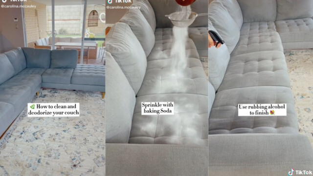 TikTok viral: revelan truco casero para limpiar sofá y quitar los malos  olores en sencillos pasos | Tendencias | La República