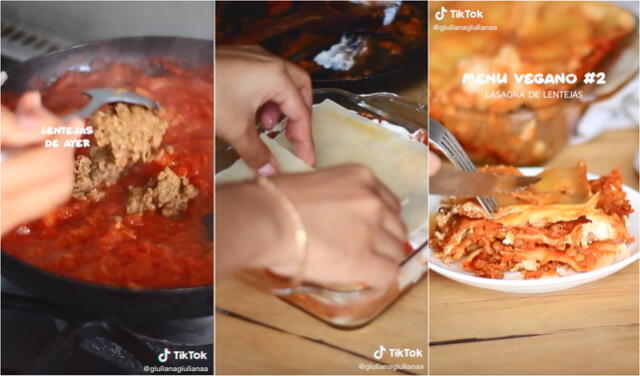 TikTok viral: aprende a cocinar una lasaña vegana fácil, económica y sobre  todo riquísima | Tendencias | La República