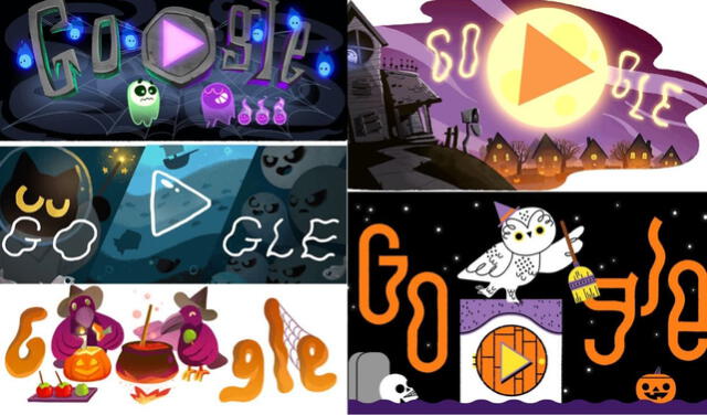 Revive con Google la evolución de sus últimos doodles de Halloween | Tecnología | La República Revive con Google la evolución de sus últimos doodles de Halloween | Tecnología | La República