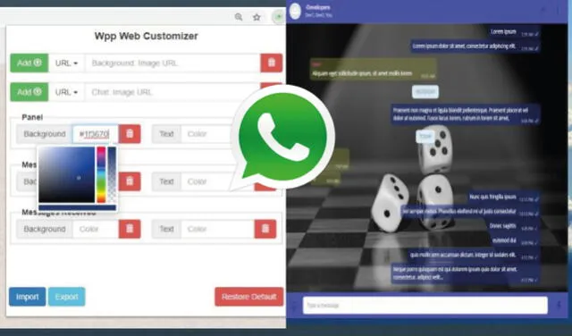 WhatsApp Web: ¿cómo personalizar el fondo de pantalla de tus chats en tu PC?  | app | tecnologia | aplicacion | wsp | Tecnología | La República