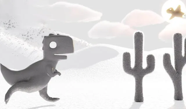 erección verano Mal uso Smartphone: lanzan juego del dinosaurio de Google Chrome que tiene unos  gráficos más 'realistas' | Videojuegos | La República