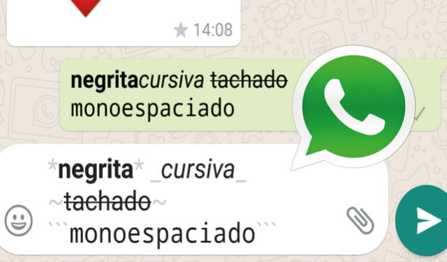 Whatsapp ¿cómo Escribir Con Letras Negritas Cursivas Y Tachadas A Tus Contactos App 7305