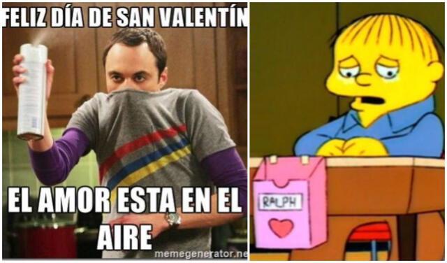 Memes por el Día de San Valentín: las imágenes más graciosas por el 14 de  febrero para compartir por Facebook y WhatsApp | Tendencias | La República