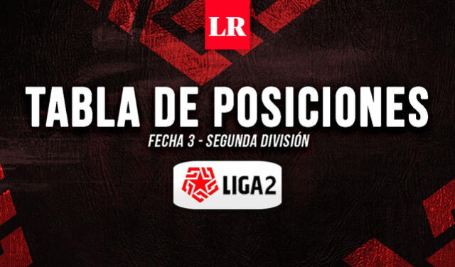 Liga 2-2022: tabla de posiciones de la segunda división del fútbol peruano  tras fecha 3 | Resultado de partidos | Deportes | La República