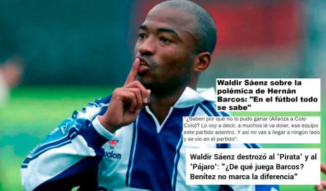 Alianza Lima: Waldir Sáenz y los polémicos comentarios que decepcionaron a  los hinchas blanquiazules | Liga 1 | Fútbol peruano | Hernán Barcos |  Deportes | La República