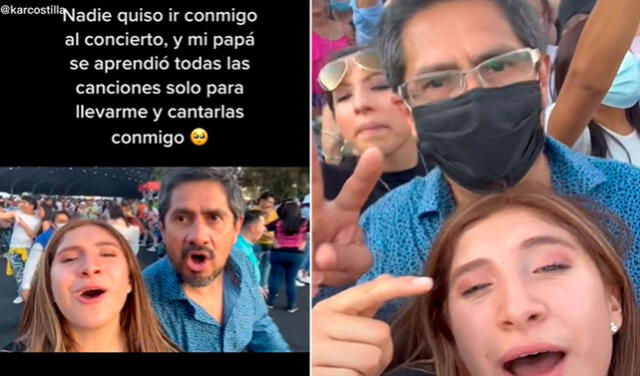 Facebook viral: no tenía con quien ir al concierto de Morat y su papá se  aprende las canciones para ir con ella | Video viral | La República