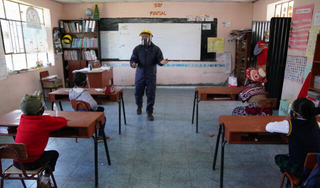 Profesores tuvieron que adaptarse durante la pandemia a fin de continuar enseñando. Foto: La República   