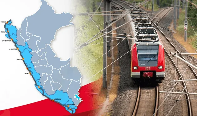  El Tren Grau se realizará bajo la modalidad de Gobierno a Gobierno (G2G) y se espera que sume desarrollo económico, cultural y social al Perú. Foto: composición LR/MTC/Pixabay/referencial    