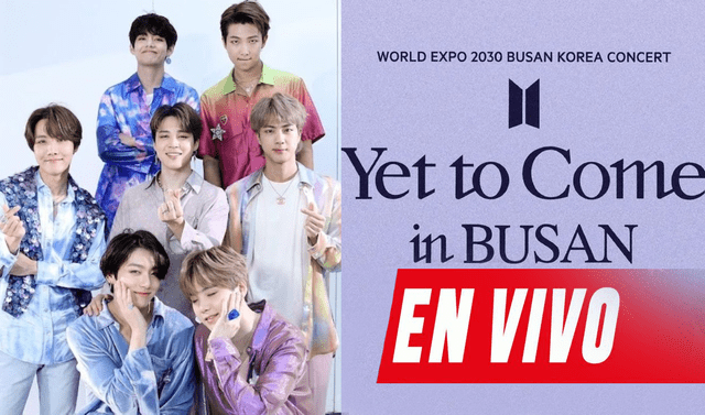 BTS Yet to come in Busan concierto gratis [EN VIVO] online: horarios del  live streaming y canales oficiales de transmisión | Link de Weverse, Zepeto  y Naver | Tickets | BTS | La República