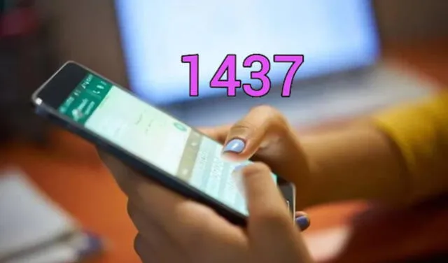¿Qué significa 1437 en WhatsApp?