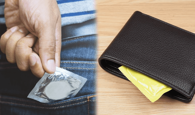 ¿Por qué no debes guardar tus condones en la billetera o el bolsillo? 63d9b35f0332910ad6797714