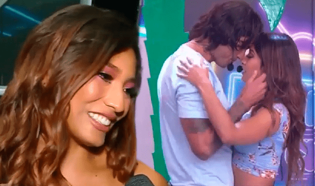  Gino Assereto y Nadia Collantes fueron vinculados tras beso en "EEG". Foto: composición LR/América TV    