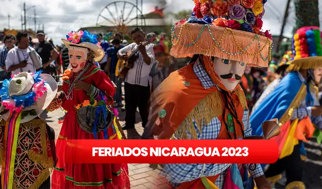 Calendario 2023 con feriados Nicaragua | ¿Cuántos días festivos tiene