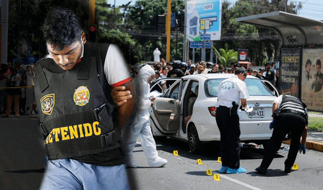  Crimen en San Miguel: testimonio de sicario capturado por la PNP. Foto: composición LR/PNP/John Reyes/La República  