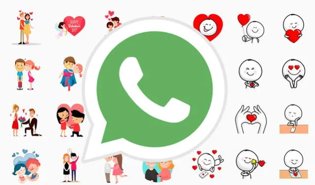 WhatsApp: ¿cómo descargar y enviar los mejores stickers de San Valentín? |  Actualidad | La República