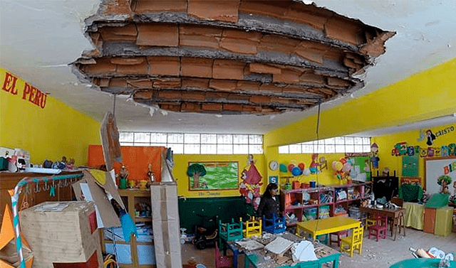 Minedu: Infraestructura es precaria en algunos colegios del Perú. Foto: Sutep   