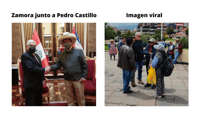El sujeto retratado es bastante más alto que Zamora. Foto: composición LR/Embajada de Cuba en Perú/difusión   