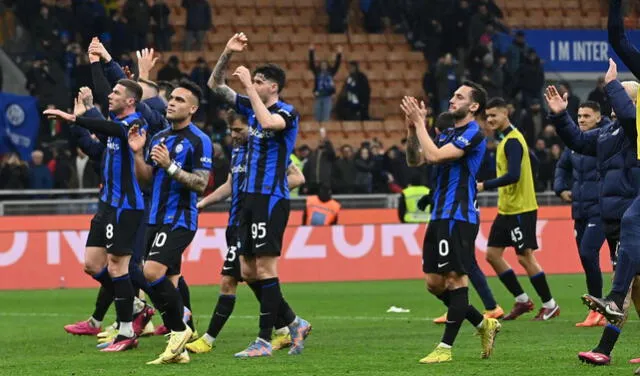 Inter se encuentra en el segundo lugar de la Serie A. Foto: AFP   