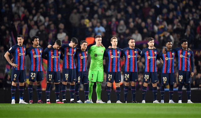 FC Barcelona es el actual puntero de la Liga Santander. Foto: AFP   