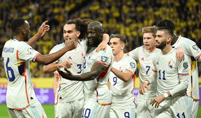 Bélgica venció 3-0 a Suecia en la fecha anterior. Foto: AFP   