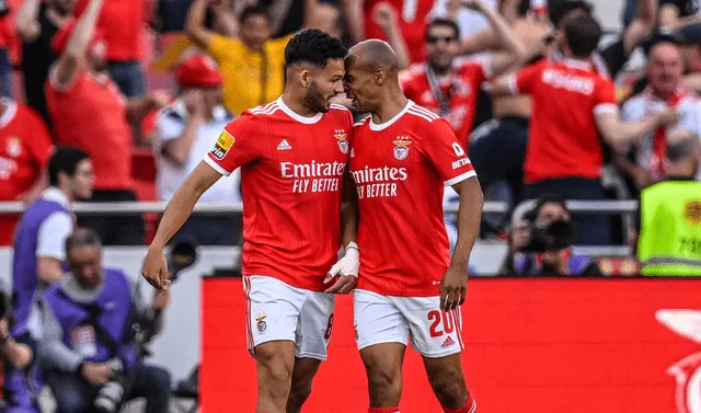 Benfica está puntero en la Liga de Portugal. Foto: AFP   