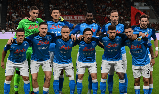 Napoli es puntero de la Serie A con 74 puntos. Foto: AFP   