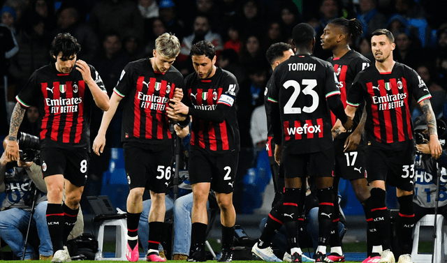 AC Milan es cuarto de la Serie A con 52 puntos. Foto: AFP   