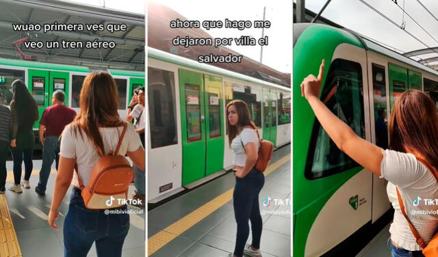 TikTok viral | Venezolana se sube al Metro de Lima por primera vez para