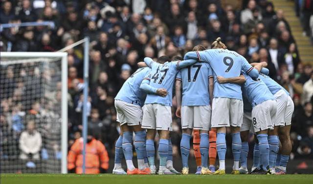  Manchester City es el escolta del Arsenal, líder de la Premier League. Foto: AFP   