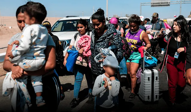  La cancillería de Venezuela pidió respetar los derechos humanos de los migrantes. Foto: AFP    