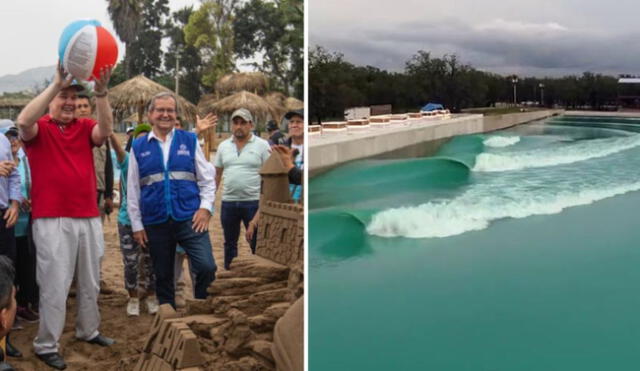  La playa fue inaugurada el último 12 de mayo. Foto: composición LR/Municipalidad de Lima/Core Surfing/referencial  