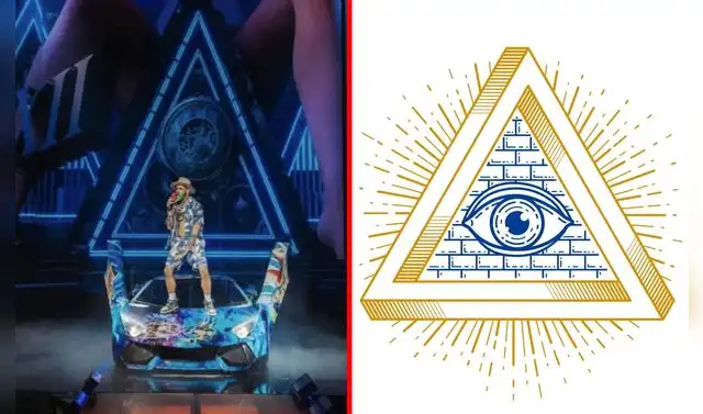 Anuel AA | qué significa la figura del triángulo que utiliza en sus ...