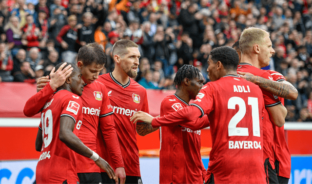 Bayer Leverkusen se encuentra en el séptimo lugar de la Bundesliga. Foto: AFP   