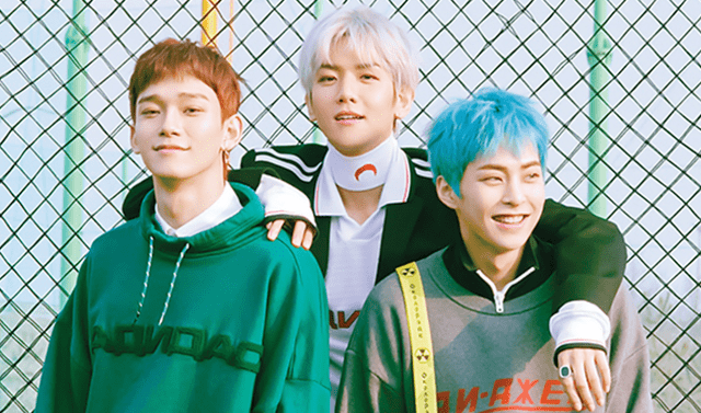 Chen, Baekhyun y Xiumin, idols que acaban de demandar a la agencia SM, también forman parte de la subunidad EXO CBX. Foto: SM