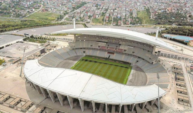 El Estadio Olímpico Atatürk sirve como sede para los juegos de local de la selección de Turquía. Foto: AFP   
