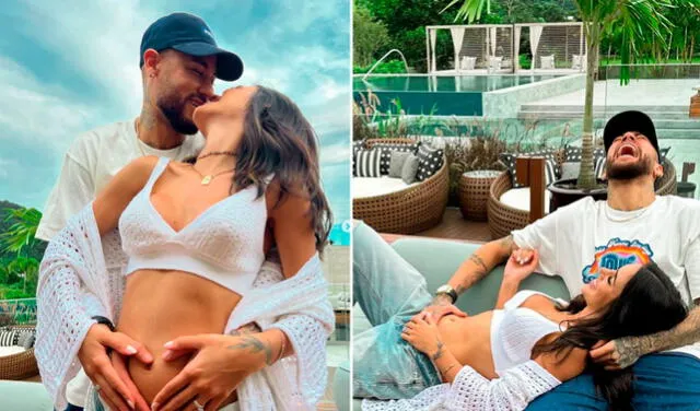  Neymar Junior se mostró muy feliz en sus redes sociales con su pareja. Foto: Instagram/Neymar.   