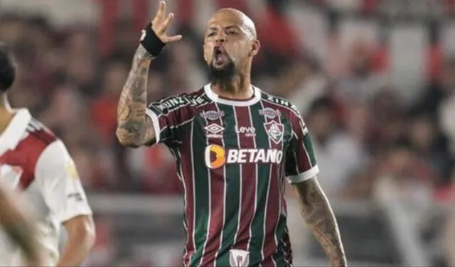  Felipe Melo juega en Fluminense desde 2022. Foto: EFE   