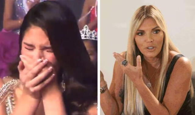  Jessica Newton se mostró feliz con triunfo de Gaela Barraza en el Teen Model World. Foto: Captura Youtube/ difusión    