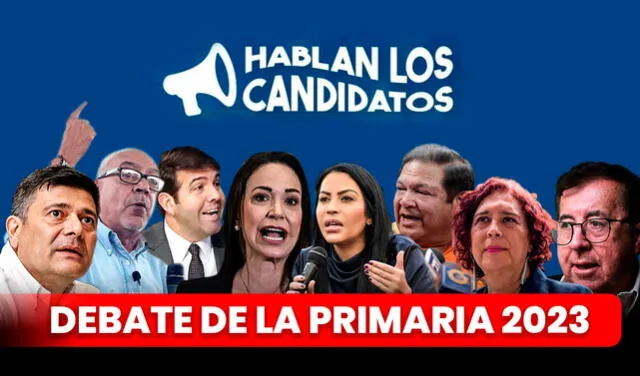 Debate de la Primaria 2023, Venezuela: cómo y dónde ver "Hablan los candidatos" | debate en la UCAB | primarias en Venezuela | candidatos para las Primarias | VPITV | Venezuela | La República